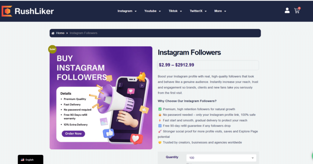 Prijsniveaus voor Instagram-volgerspakketten voor makelaars – Starter 1.000, Growth 2.500, Authority 5.000+ met prijsklassen en toepassingsvoorbeelden